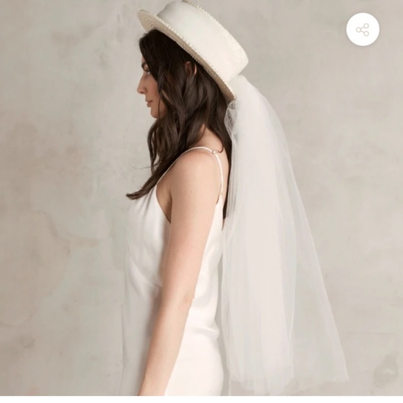Loho bride hat w/ veil - Picture 1 of 5